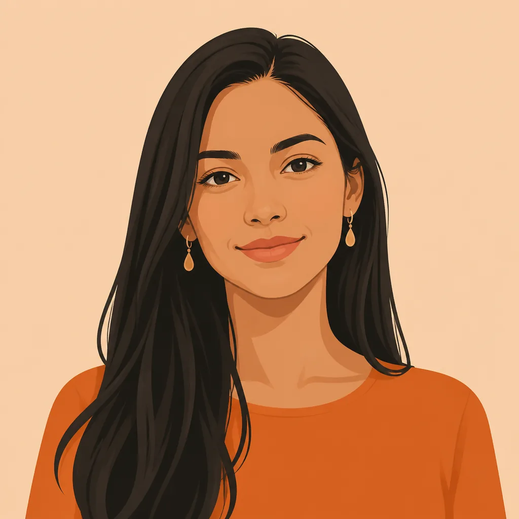 Illustrated portrait of Camila Rezende